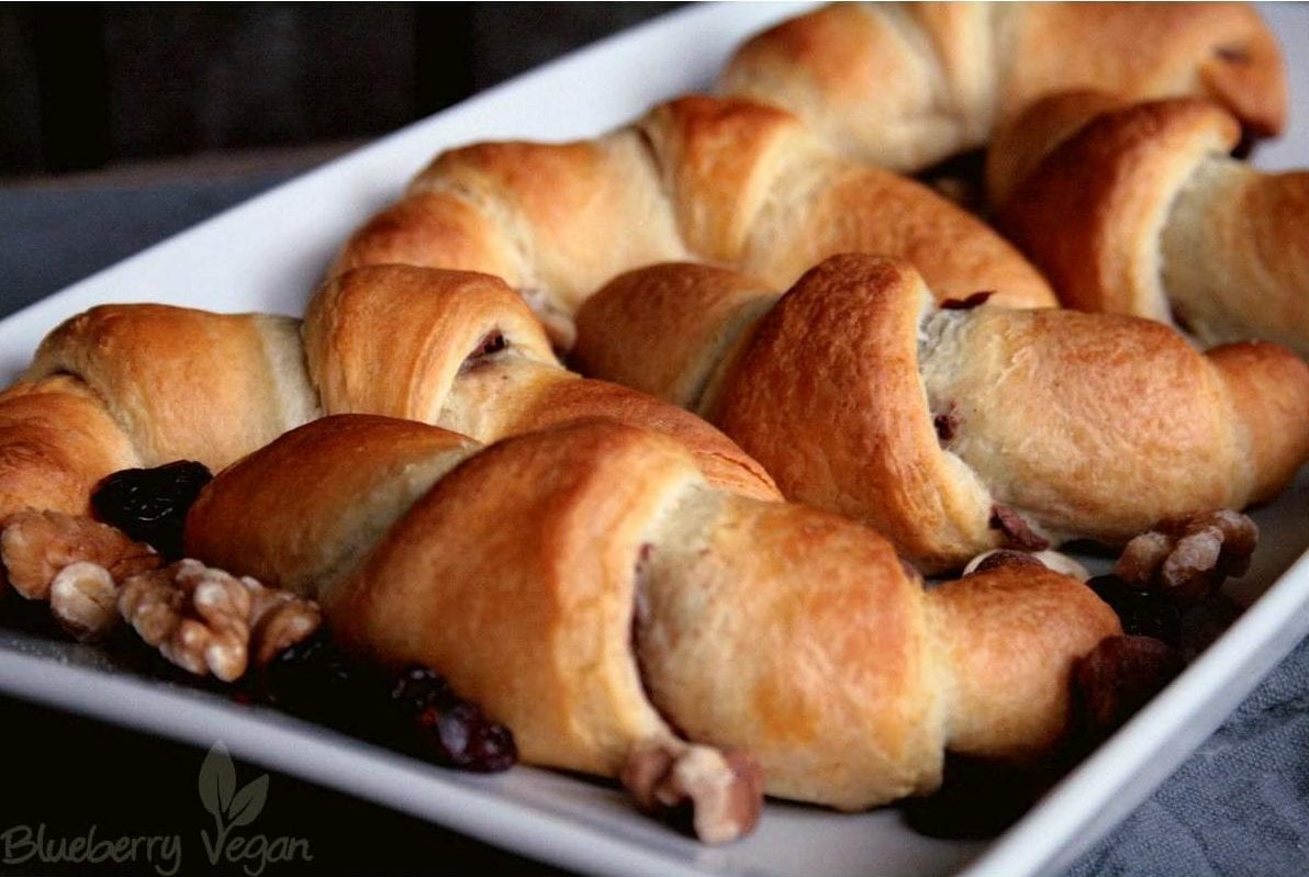 Schoko-Nuss-Croissants