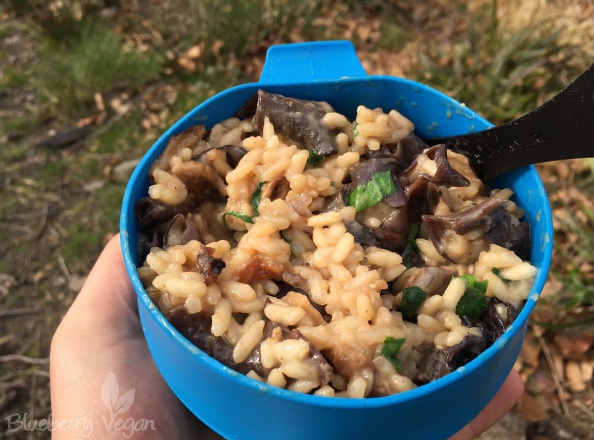 Pilzrisotto mit Bärlauch