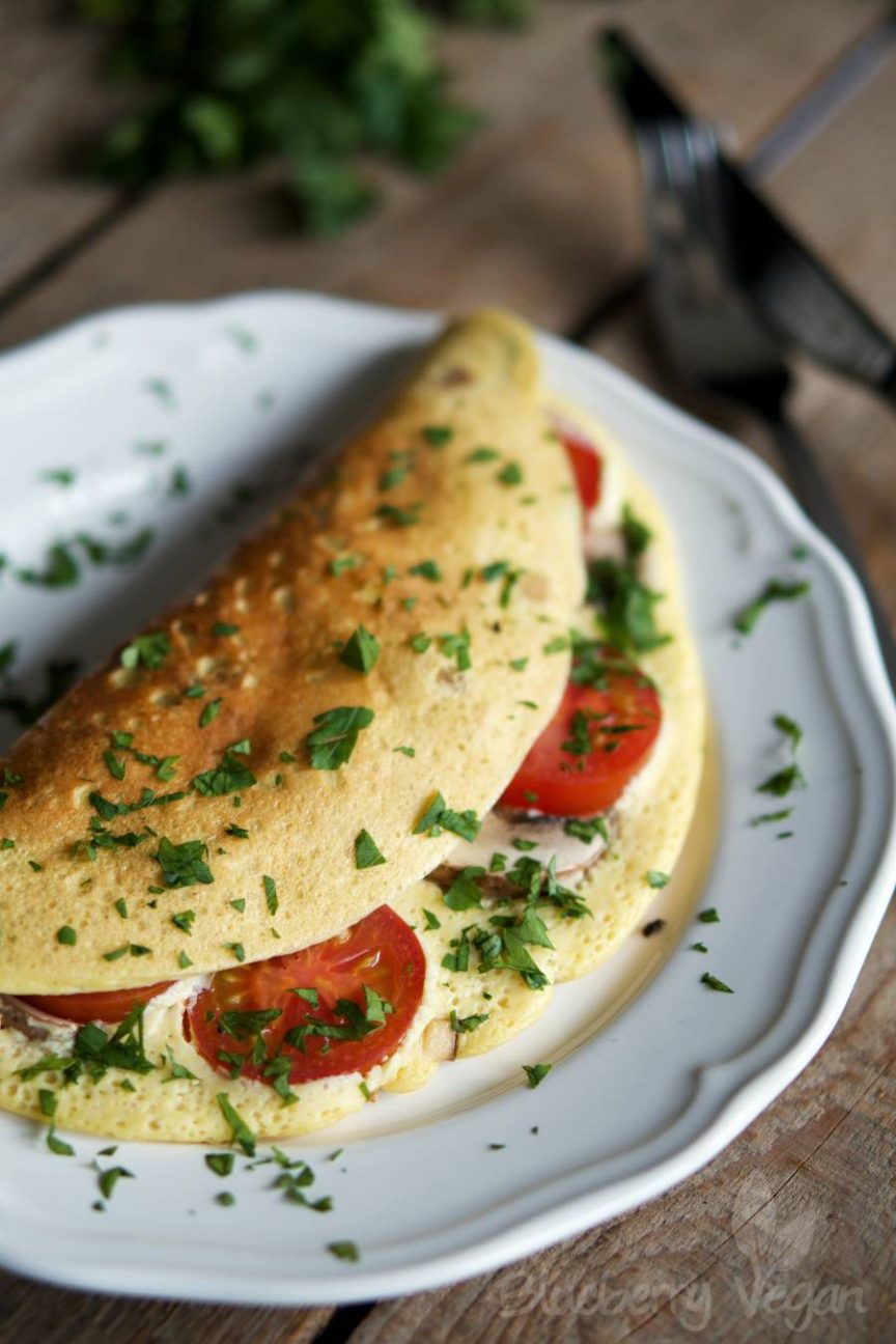 Vegan Omelette | Blueberry Vegan