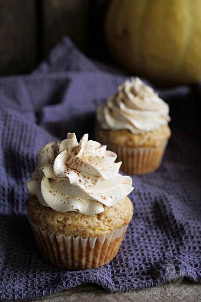 Kürbismuffins mit Kürbis-Zimt-Frosting