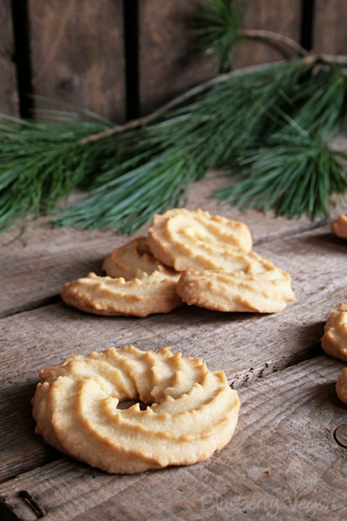 Aus der veganen Weihnachtsbäckerei: Spritzgebäck