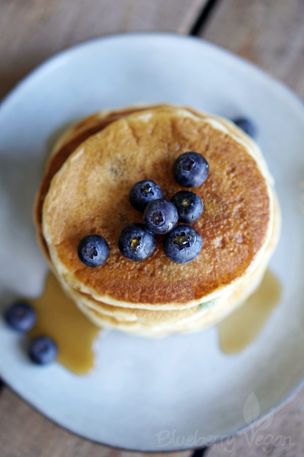 Leckere Blaubeer-Buttermilch-Pancakes | Blueberry Vegan
