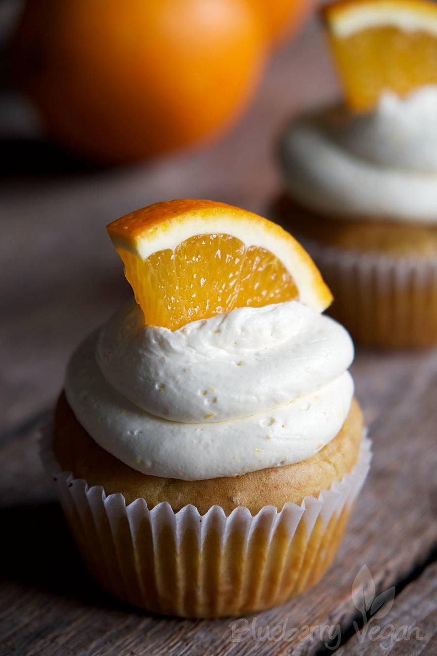 Fruchtige Orangen- und Zitronen-Cupcakes