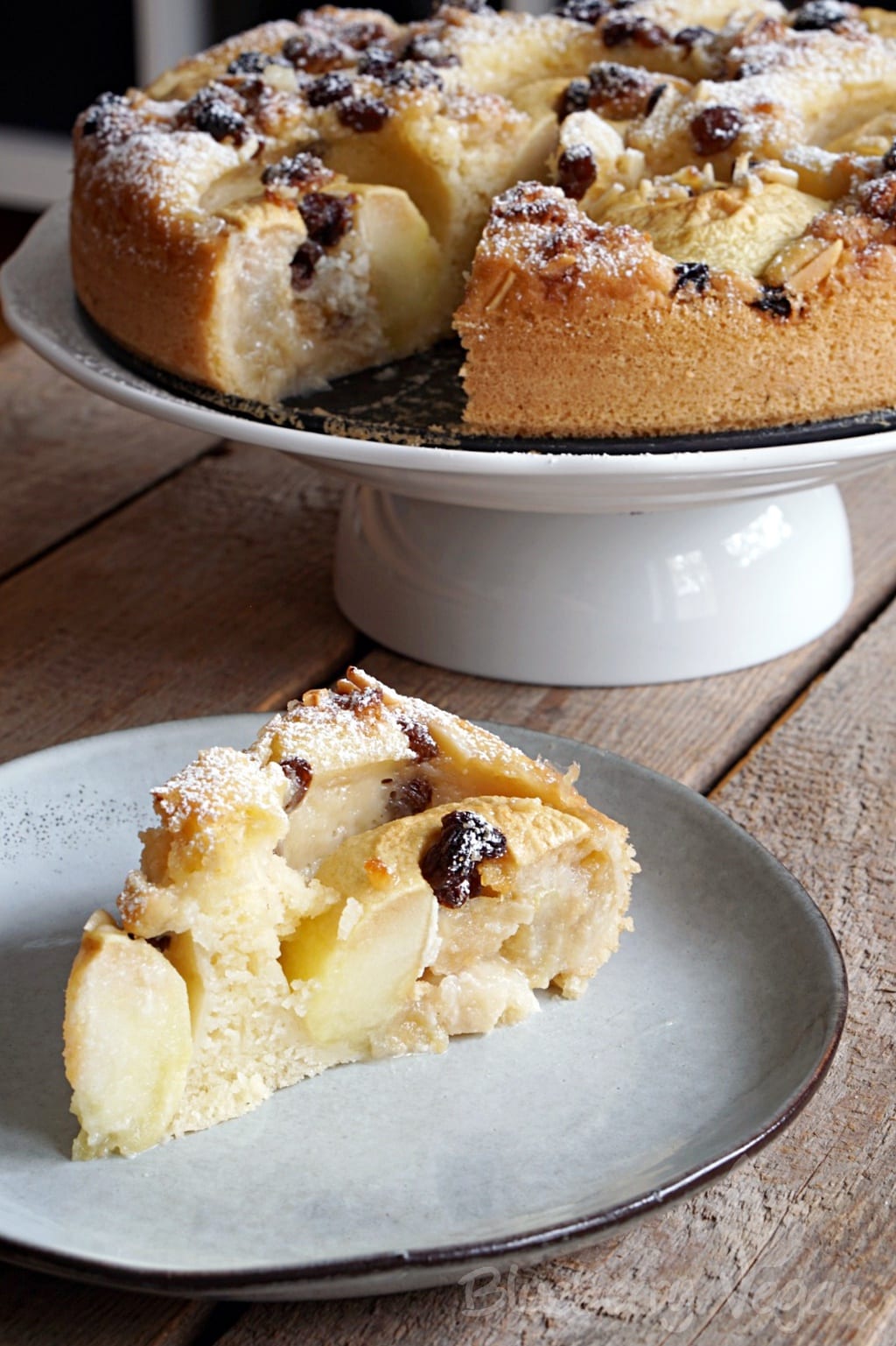 Saftiger Bratapfelkuchen - Blueberry Vegan